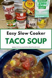 slow cooker taco soup mimosas