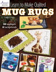 learn to make quilted mug rugs by