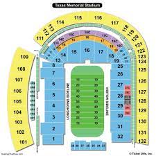 texas memorial stadium seating chart