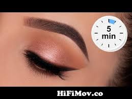 5 minute eye makeup for work