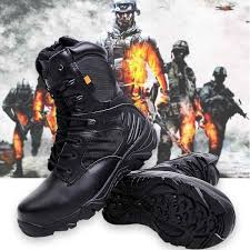 Army Men Commando Combat Desert Outdoor Hiking Boots Landing Tactical Military Shoes Sneakers