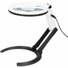 Lighted Magnifying Glass Desk Lamp
