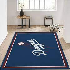 los angeles dodgers rugs for any mlb lover