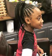 Side swept hair with side fade 15 Best Hairstyles For 10 Year Old Black Girls Child Insider