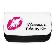 personalised lips make up bag yuhu gifts