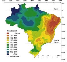 Total Annual Rainfall In Brazil Download Scientific Diagram