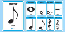 It indicates the note value of each line on the staff. Music Notes Images Music Notes Cards Teacher Made