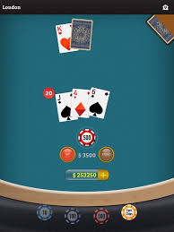 blackjack 21 card game on the app