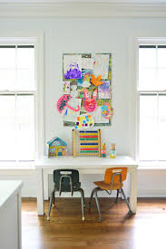Not only can this be an ergonomic storage option, but. How To Make A Giant Cork Board Wall For Kid Art Young House Love