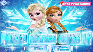 disney princess frozen dress up game