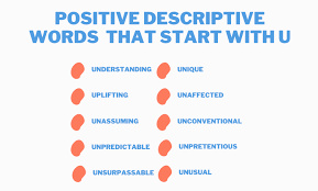 255 positive words that start with u