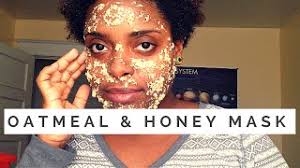 Massage a thick layer of plain honey all over your clean face and neck before applying mask. Diy Oatmeal Honey Face Mask All Natural Acne Treatment Youtube