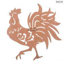 Black Rooster Metal Wall Decor Hobby