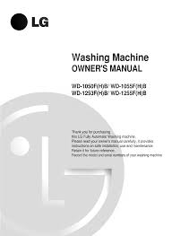 Lg Wd 1253fhb Owners Manual Manualzz Com