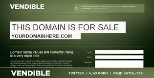 Vendible Site Domain For Sale Xhtml Css