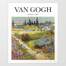 Van Gogh Garden At Arles Art Print By