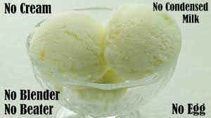 vanilla ice cream recipe without cream