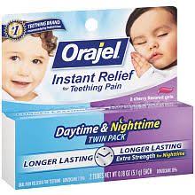 Orajel Daytime Nightime Oral Pain Reliever Twin Pack Nay