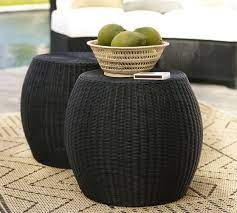 All Weather Wicker Outdoor Side Table