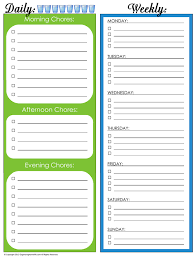 31 Days Of Home Management Binder Printables Day 4 Daily