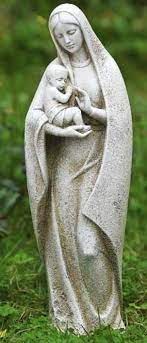 Madonna With Child Garden Statue
