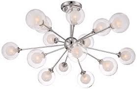 Possini Euro Design Glass Sphere 15 Light Ceiling Light