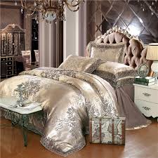 flowers jacquard luxury bedding set