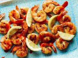 old bay marinated and grilled shrimp