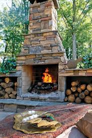 Rustic Outdoor Fireplaces