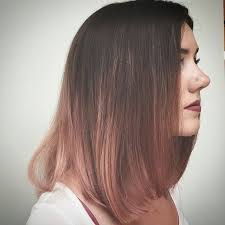 Black to rose gold ombre. Ombre Rose Gold Hair Color Inspiration Popsugar Beauty