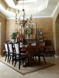 dated tuscan style dining room