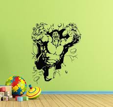 Hulk Poster Wall Decal Superhero Decor