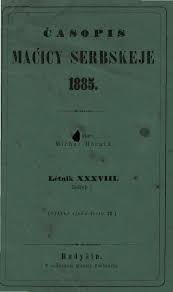 Asopis Maicy Serbskeje 1885