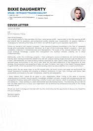 real intern cover letter exle for 2024