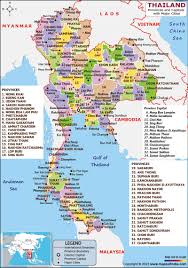 thailand map hd political map of