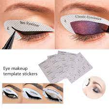 16pcs eyeliner eyeshadow stencils