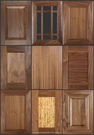 walnut cabinet doors and kitchen