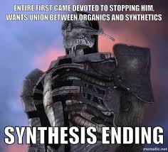 Not to be mistaken with game completion. After Replaying Me1 During The Long Argument With Shep And Saren How Synthesis Is Suppossedly The Best Ending Yeah No Masseffect