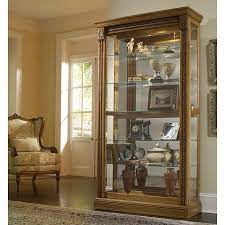 Estate Oak Two Way Sliding Door Curio