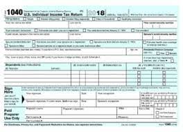 the new 1040 form for 2018 h r block