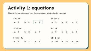 Algebra Linear Equations And