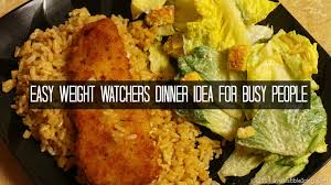 Easy Weight Watchers Dinner Idea For Busy People