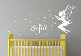 Baby Girl Room Decor Fairy Wall Decal W