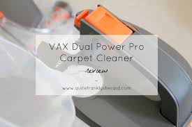 vax dual power pro carpet cleaner