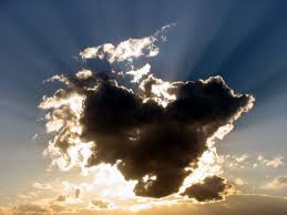 Image result for sun behind clouds