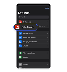 safesearch settings how to turn