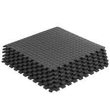prosourcefit exercise puzzle mat black