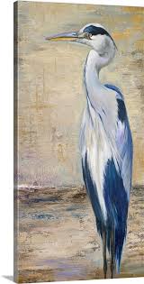 Heron Art Blue Heron Birds Painting