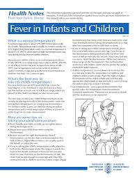Fever In Infants And Children Manualzz Com