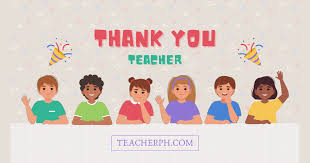 sle thank you letter to teacher from